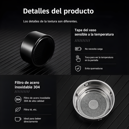 Termo Inteligente con Pantalla LED