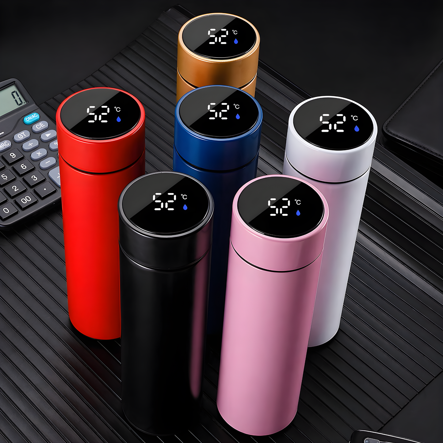 Termo Inteligente con Pantalla LED