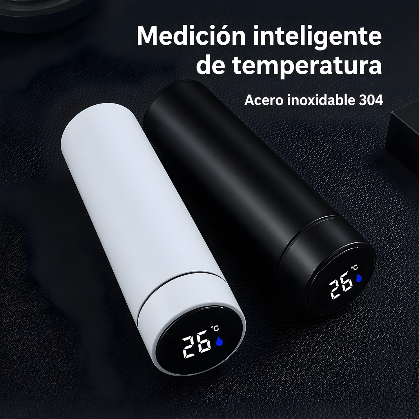 Termo Inteligente con Pantalla LED